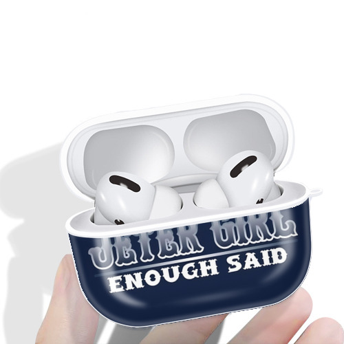 Derek Jeter 101 AirPods Pro Hard Case White With Keychain, Durable Flexible PC, Precise Cutouts, Anti-Fingerprint, Yellowing & Scratch Resistant, Full Protection, Washable