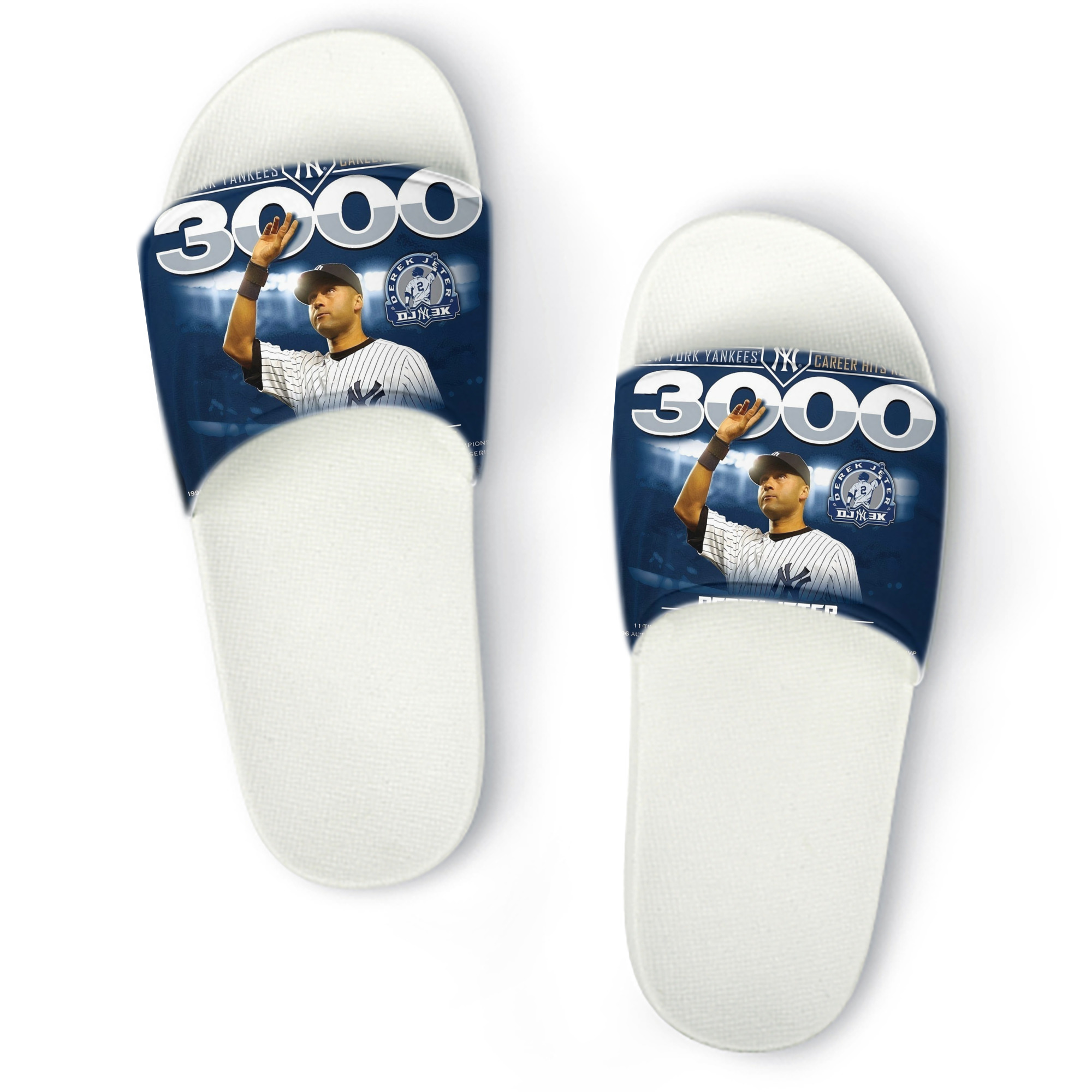 Derek Jeter 24 PVC Home Slippers For Men & Women – Durable, Comfortable, Waterproof, Non-Slip, Stylish Casual Indoor & Outdoor Sandals