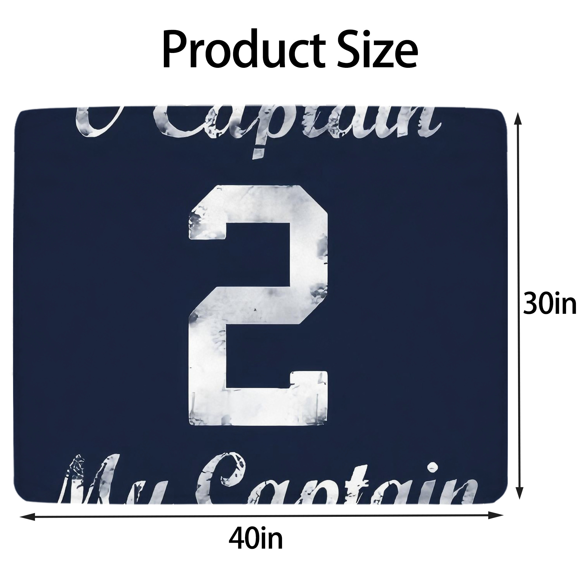 Derek Jeter 25 Soft Plush Fleece Blanket 30x40 Inch - 300GSM Flannel, Ultra Soft & Warm, Lightweight & Durable, Perfect For Kids, Adults, Couch, Bed, Camping, Travel, Gift For Family & Friends