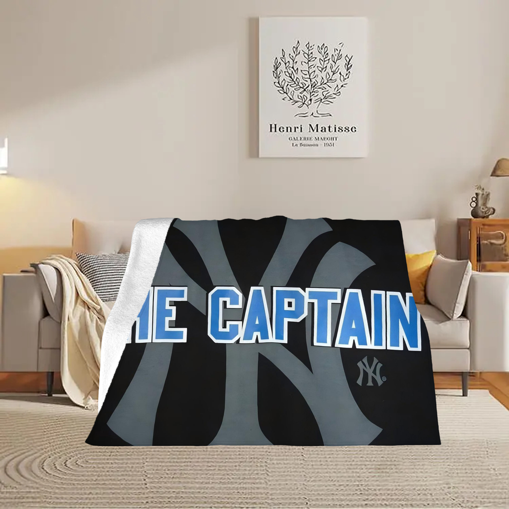 Derek Jeter 103 Soft Fleece Throw Blanket 60 X 80 Inch – Super Soft, Lightweight, And Durable – Perfect For Sofa, Bed, Camping, And More – Ideal Gift For Family And Friends