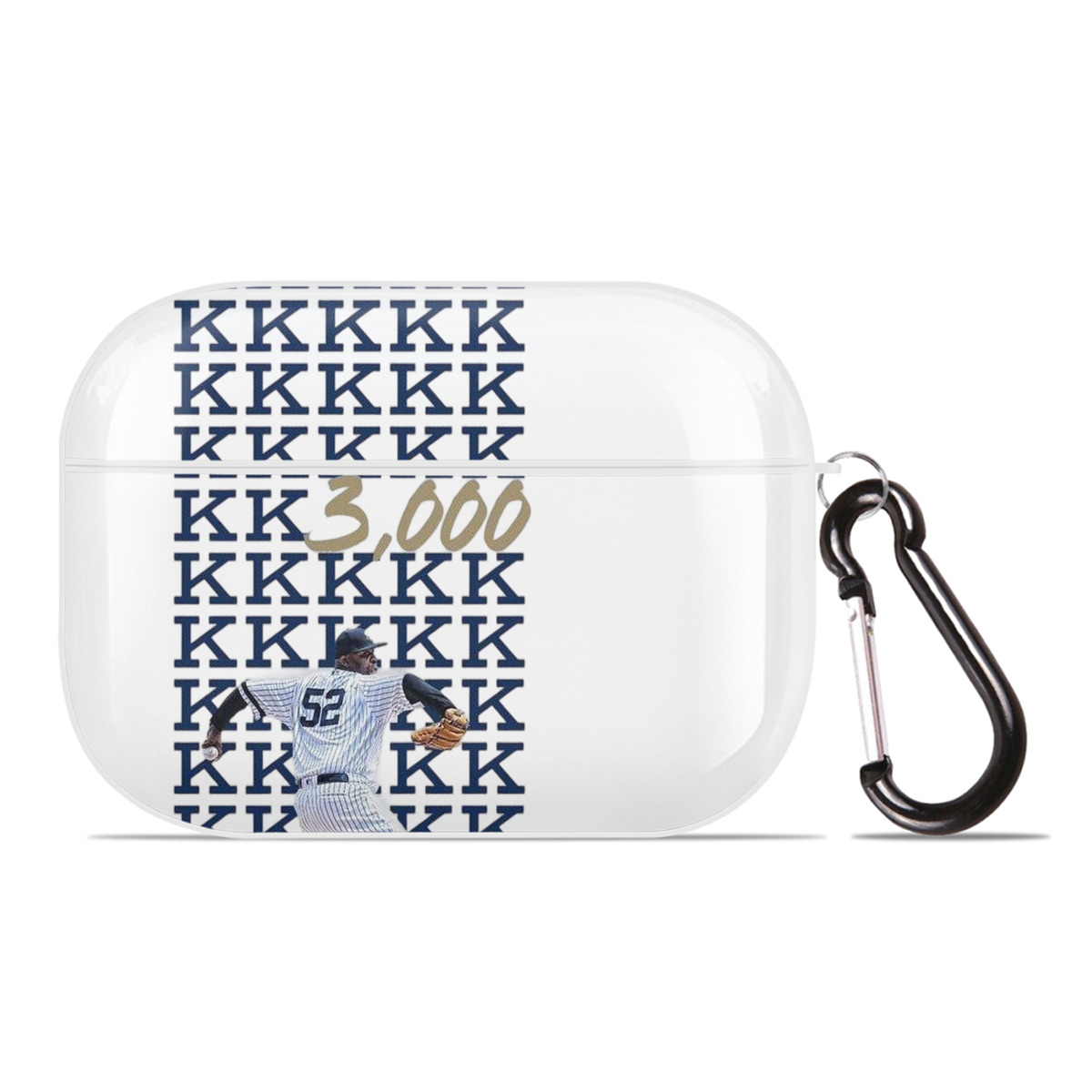 CC Sabatnia 5 AirPods Pro Hard Case White With Keychain, Durable Flexible PC, Precise Cutouts, Anti-Fingerprint, Yellowing & Scratch Resistant, Full Protection, Washable