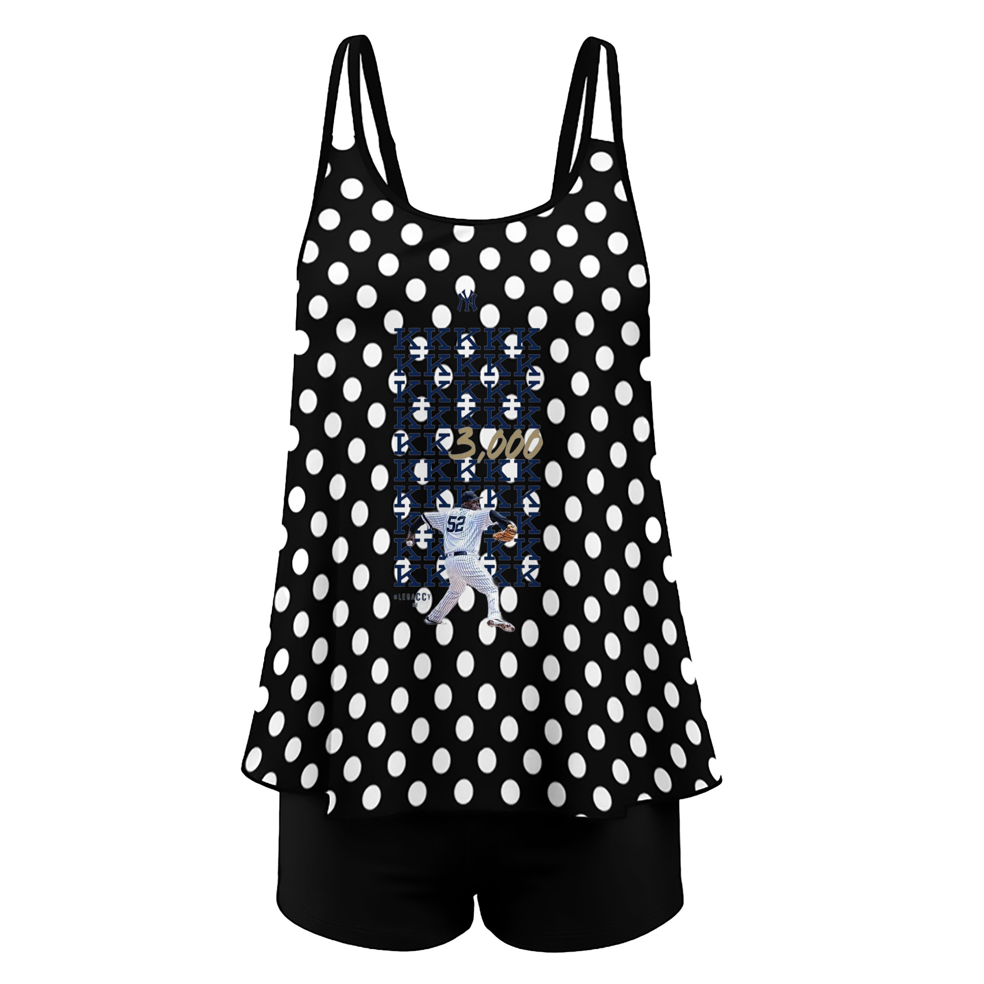 CC Sabatnia 5 Women’s Heat Transfer Printed Two-Piece Swimsuit Set – Sexy Double Strap Bandeau Top & Boyshort Bottoms, Soft Nylon-Spandex, Perfect for Beach, Pool & Vacation