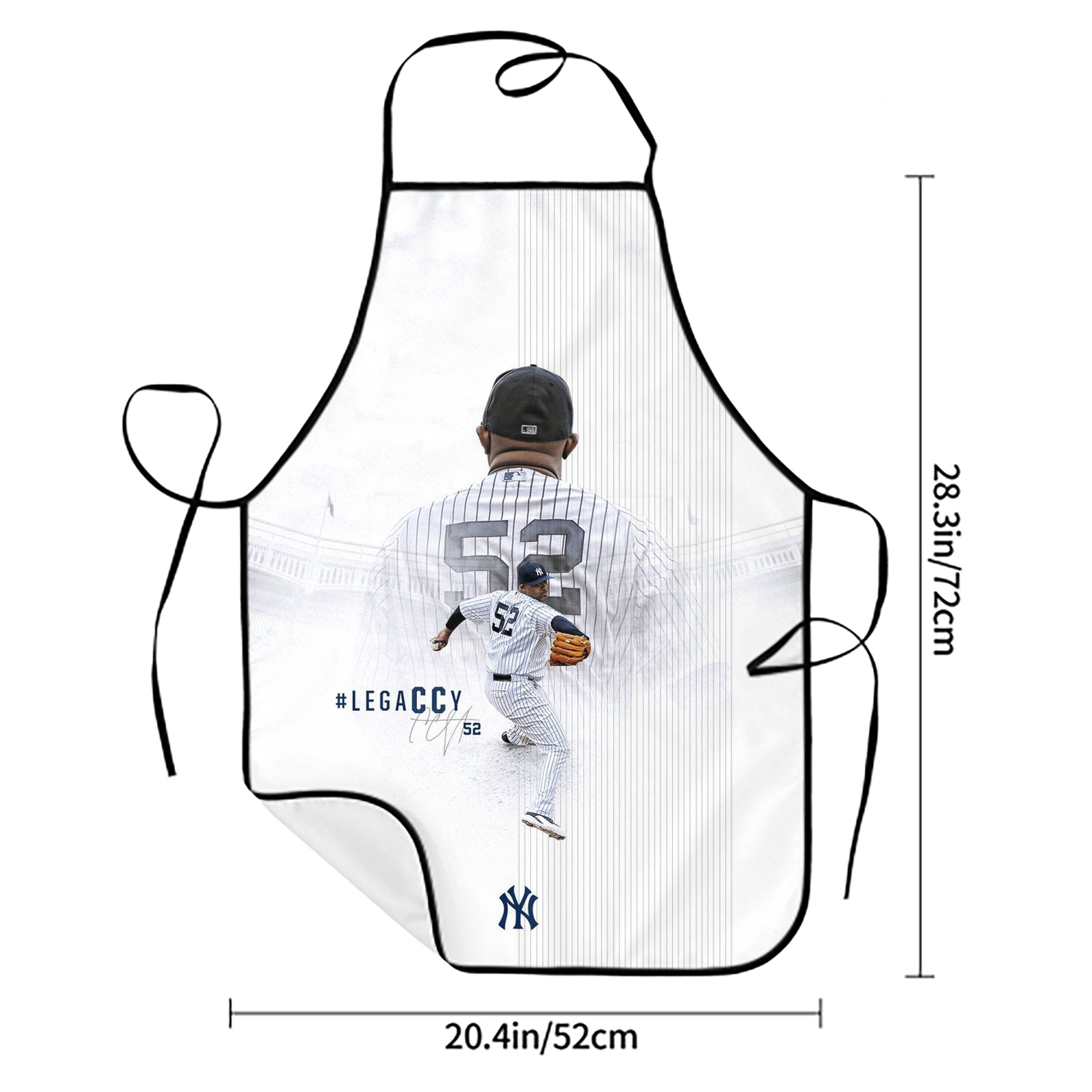 CC Sabatnia 19 Stain-Resistant Polyester Apron With Pocket – Full Print, Waterproof, Anti-Wrinkle, Anti-Pilling – Ideal For Kitchen, BBQ, Restaurant, Salon & More