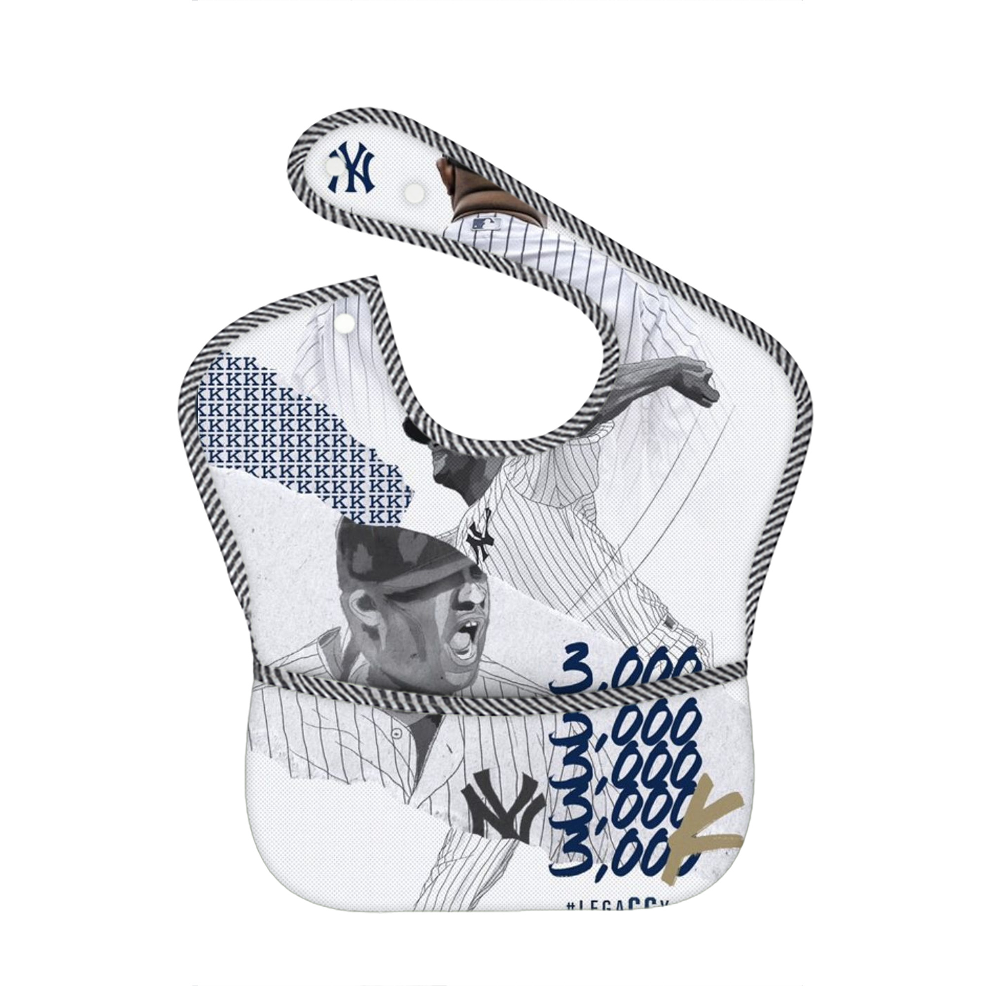 CC Sabatnia 15 Adjustable Waterproof Toddler Bib – Full-Print Durable Polyester – Foldable Crumb Pocket – Easy Snap Closure – Soft