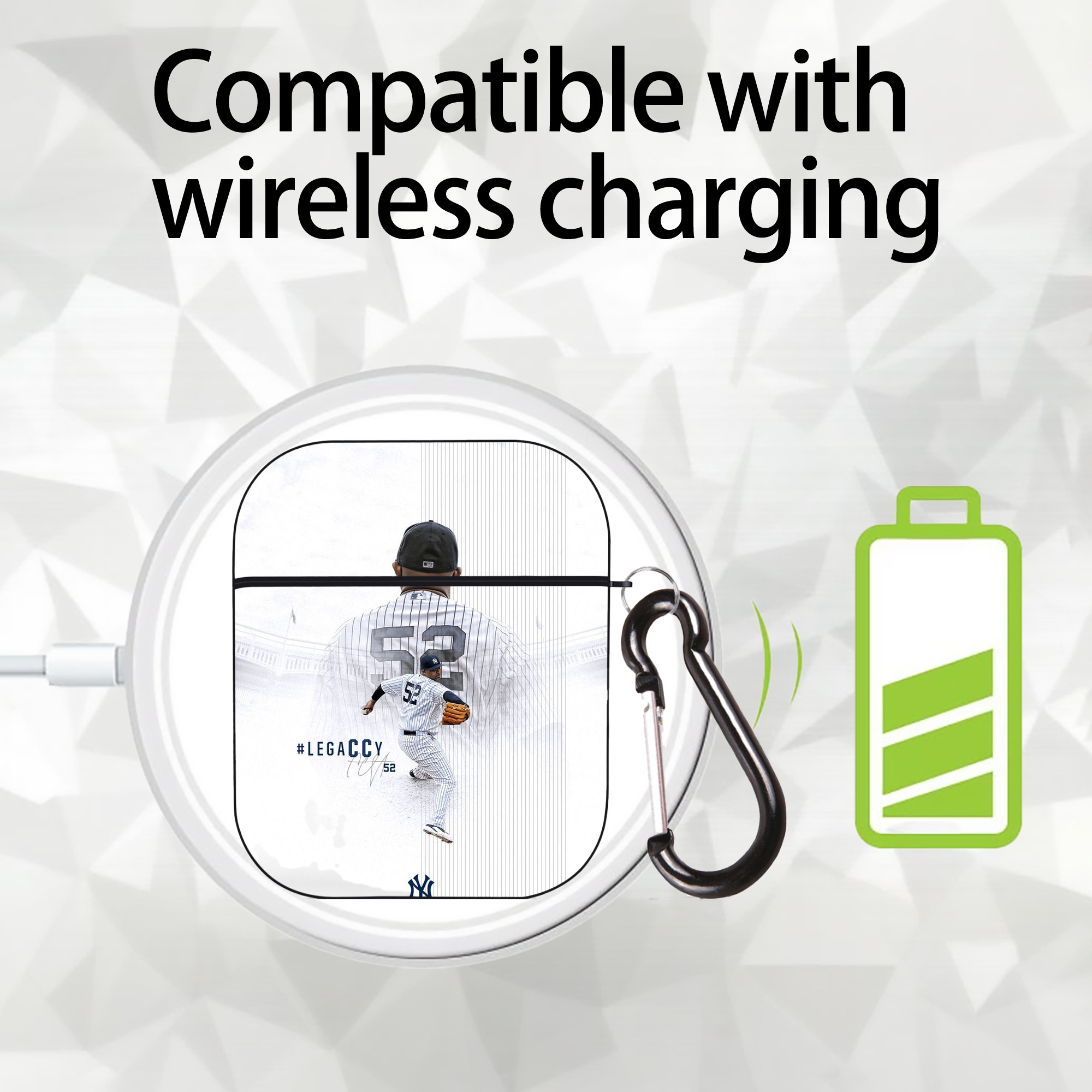 CC Sabatnia 19 AirPods 2 Case Hard Shell Black, Flexible PC Material, Precise Cutouts, Full Protection, Anti-Fingerprint, Washable, Includes Keychain – Durable & Slim Design