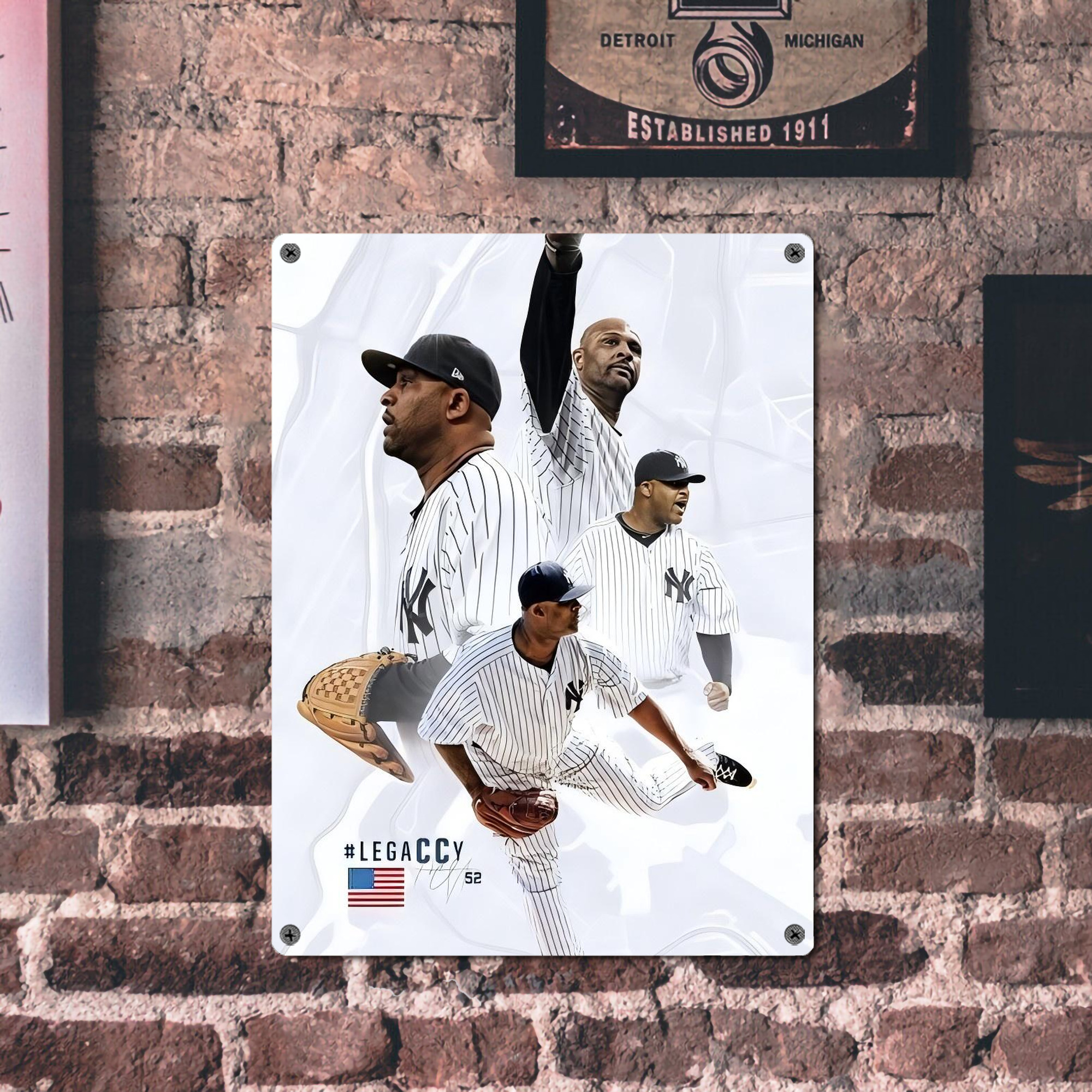 CC Sabatnia 13 Vintage Metal Tin Sign 12x16inch – Retro Wall Art Decor For Home, Bar, Kitchen, Bedroom, Office – Durable Iron Sheet Poster, Easy To Hang, Full-Color Printing