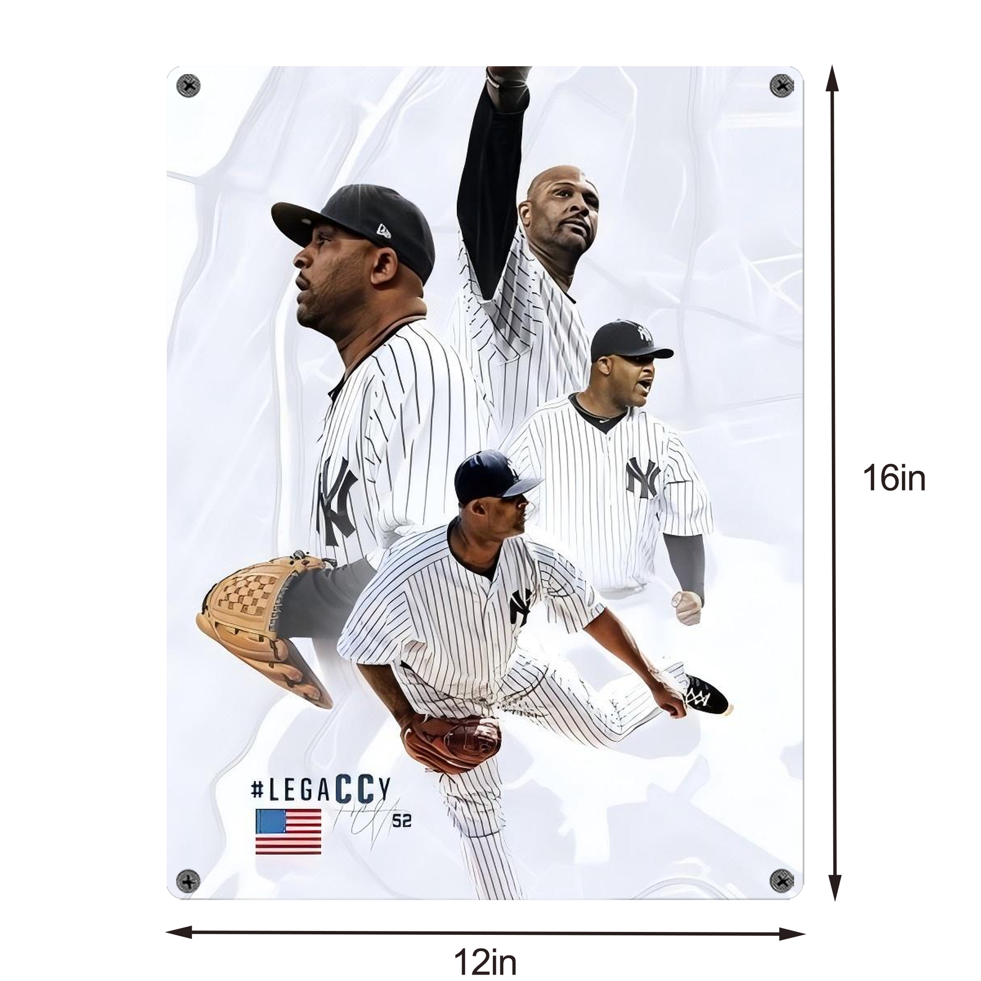 CC Sabatnia 13 Vintage Metal Tin Sign 12x16inch – Retro Wall Art Decor For Home, Bar, Kitchen, Bedroom, Office – Durable Iron Sheet Poster, Easy To Hang, Full-Color Printing