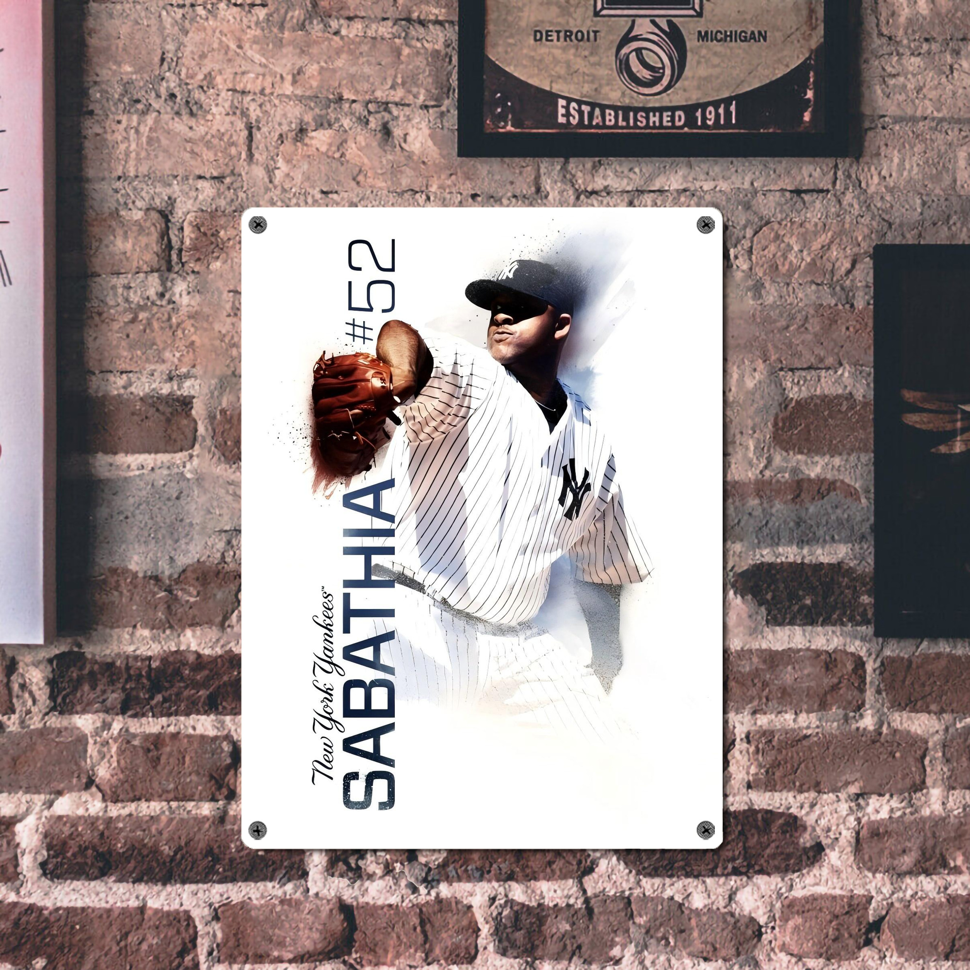 CC Sabatnia 25 Vintage Metal Tin Sign 12x16inch – Retro Wall Art Decor For Home, Bar, Kitchen, Bedroom, Office – Durable Iron Sheet Poster, Easy To Hang, Full-Color Printing