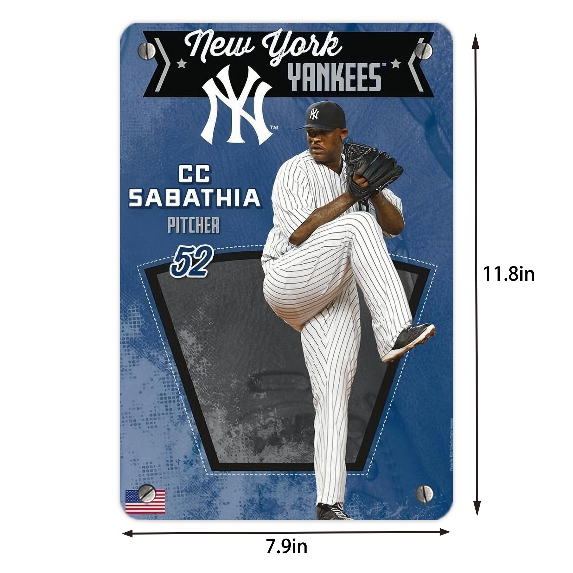 CC Sabatnia 31 Metal Tin Sign 8x12inch - High-Quality Full-Print Decorative Wall Art, Durable Rust-Resistant Metal Plaque For Living Room, Bedroom, Kitchen, Office, Bar Décor