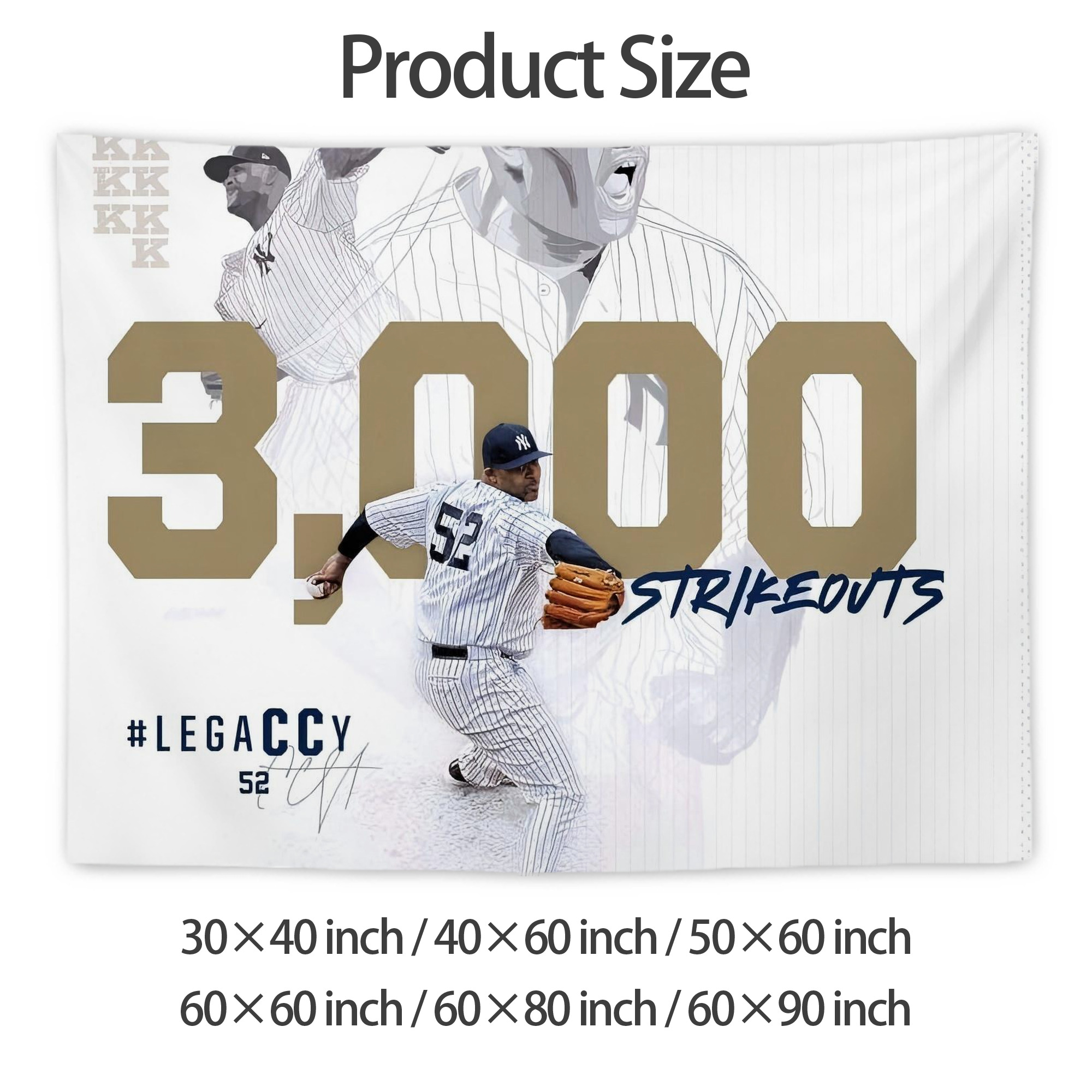 CC Sabatnia 20 Wall Tapestry For Bedroom Aesthetic – Boho Style Polyester Fabric Wall Hanging With Hooks – 60 X 90 Inch Large Size, Lightweight, Durable, Easy To Hang