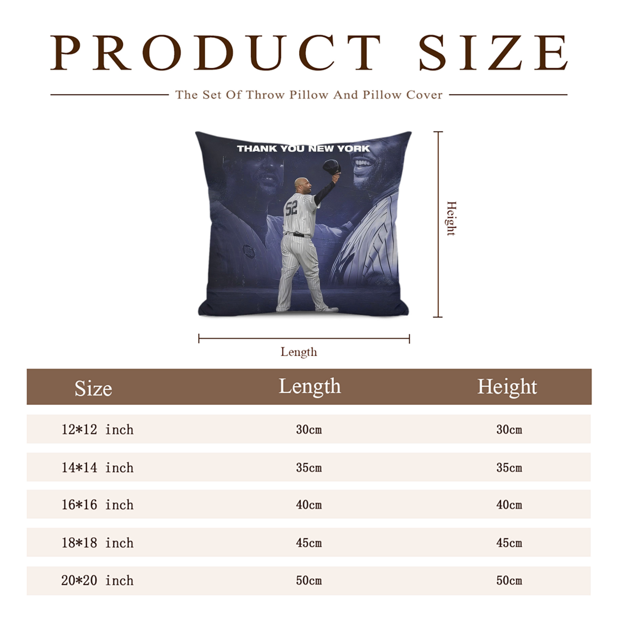 CC Sabatnia 30 Soft Polyester Pillow Cover With Insert – Double-Sided Design, Invisible Zipper, Durable & Breathable – Easy Care Cushion Set