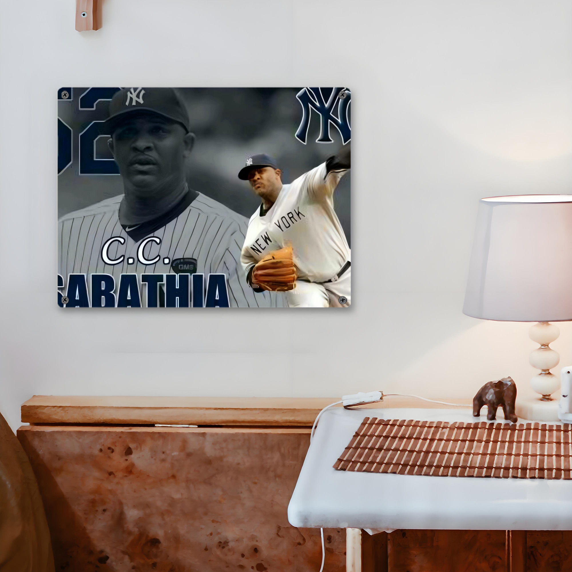 CC Sabatnia 32 Vintage Metal Tin Sign 16x12 – Full-Print Iron Wall Decor – Durable, Fade-Resistant – Easy To Hang – Ideal For Home, Bar, Kitchen & Office Decor