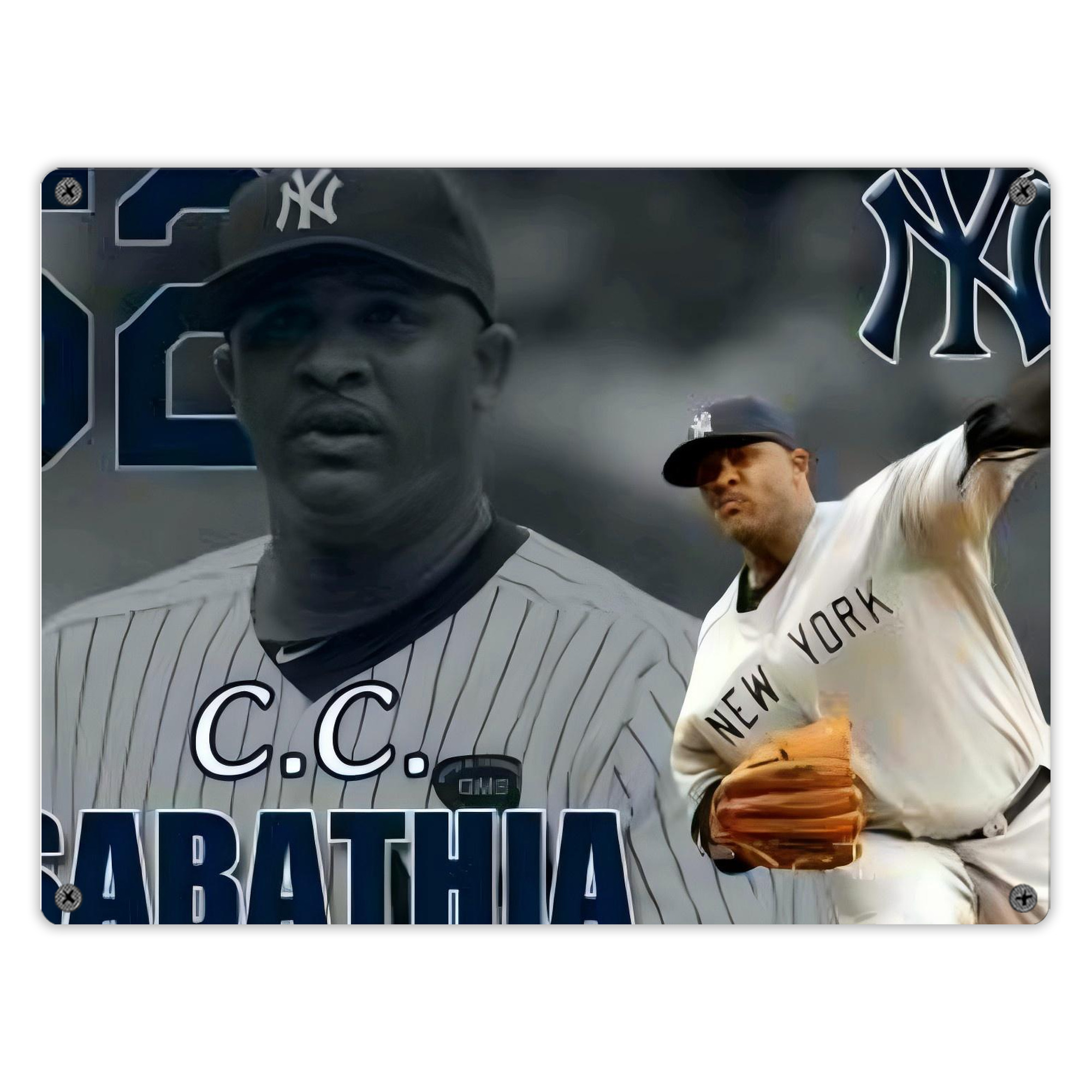 CC Sabatnia 32 Vintage Metal Tin Sign 16x12 – Full-Print Iron Wall Decor – Durable, Fade-Resistant – Easy To Hang – Ideal For Home, Bar, Kitchen & Office Decor